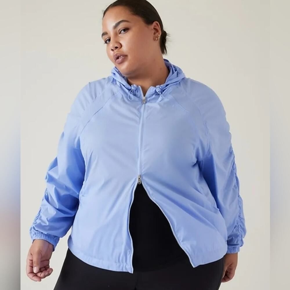 Athleta Expedition Hike Shell Lightweight Mesh Ja… - image 1